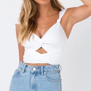 PORTO CERVO TIE UP CROP princess Polly/lioness